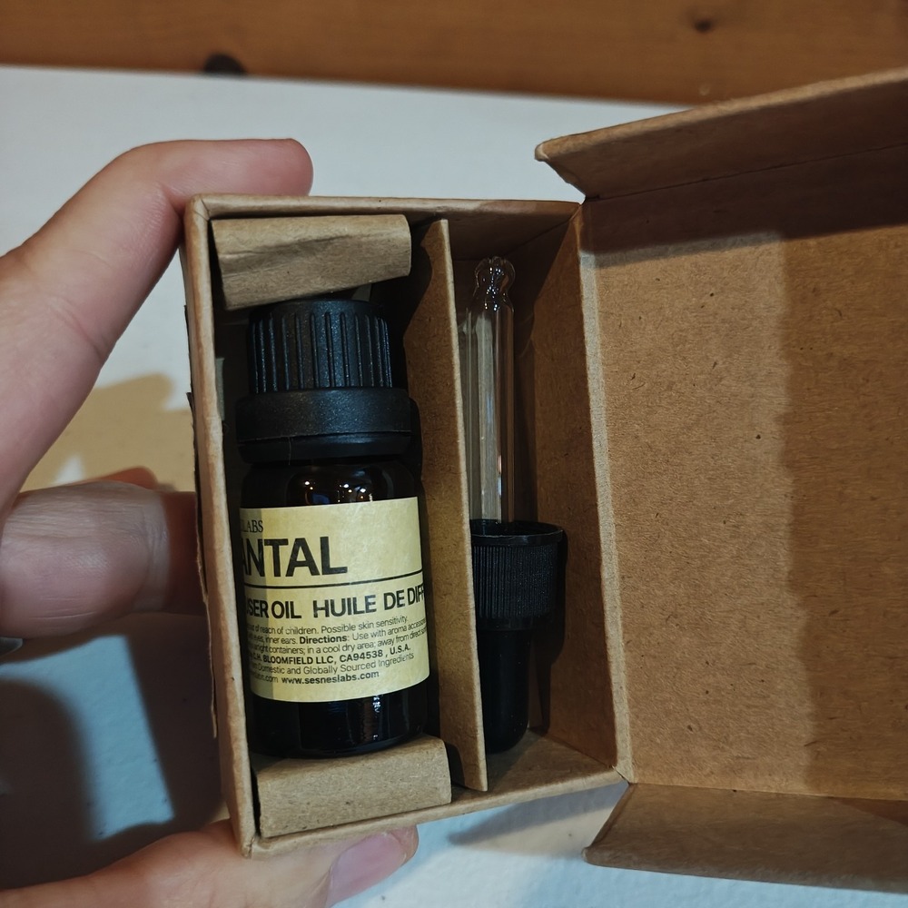 Santal Diffuser Oil, Niche Scent, Amber Coco Vanilla 0.33 Fl Oz (Pack of 1) ZC4 - Picture 3 of 5